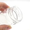 40ml Food Grade Empty Round Clear Mini Jam Honey Glass Jar Small Glass Jars with Metal Lid