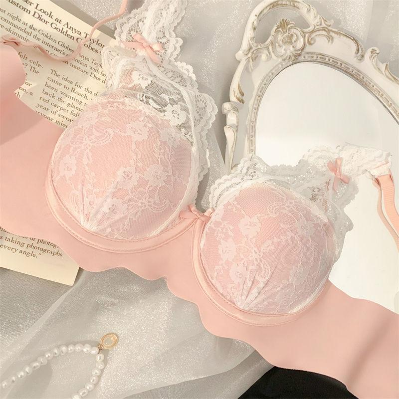 [Pure desire chest] Lace underwear women's bra gathers small breasts, sexy breasts, large bras, new popular models