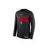 Черная мужская уличная футболка NBA Chicago Bulls Practice Dri-Fit DR6509-010