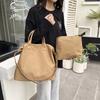 Canvas Shoulder Bag New Large-capacity Casual Tote Bag Mother and Child Bag Versatile Women's Lightweight Messenger Bag