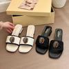 Fashion Summer Couples Flip-flops Brand Designer Casual Be Ach Slippers Women's  Luxury Sandals Italian Dinner Party Style