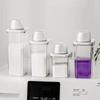 Airtight Laundry Detergent Dispenser Powder Storage Box Clear Washing Powder Liquid Container with Lid Rice Cerealn Dispenser