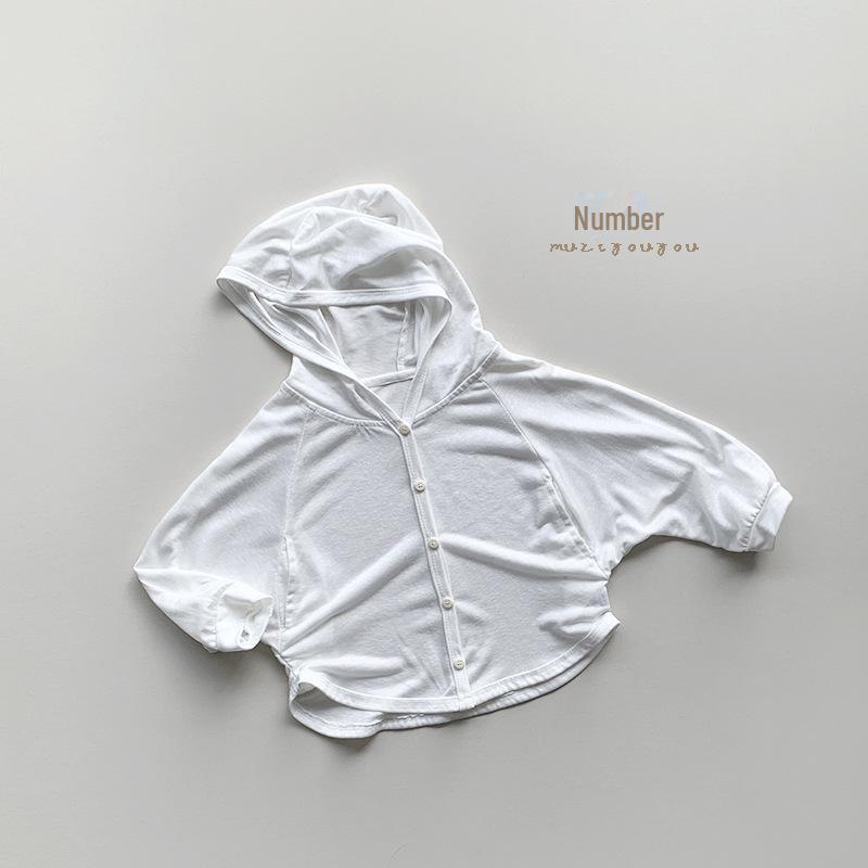 Детский легкий летний солнцезащитный кардиган в корейском стиле