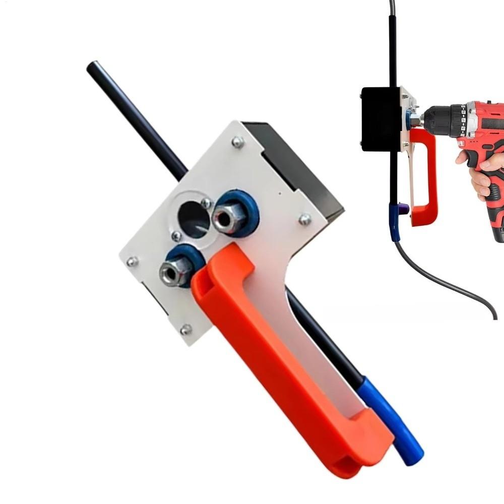 Fish Tape Cable Feeder Handheld Cable Pulling Tool Durable 8mm Wire Tugger  for Pipe Narrow Spaces