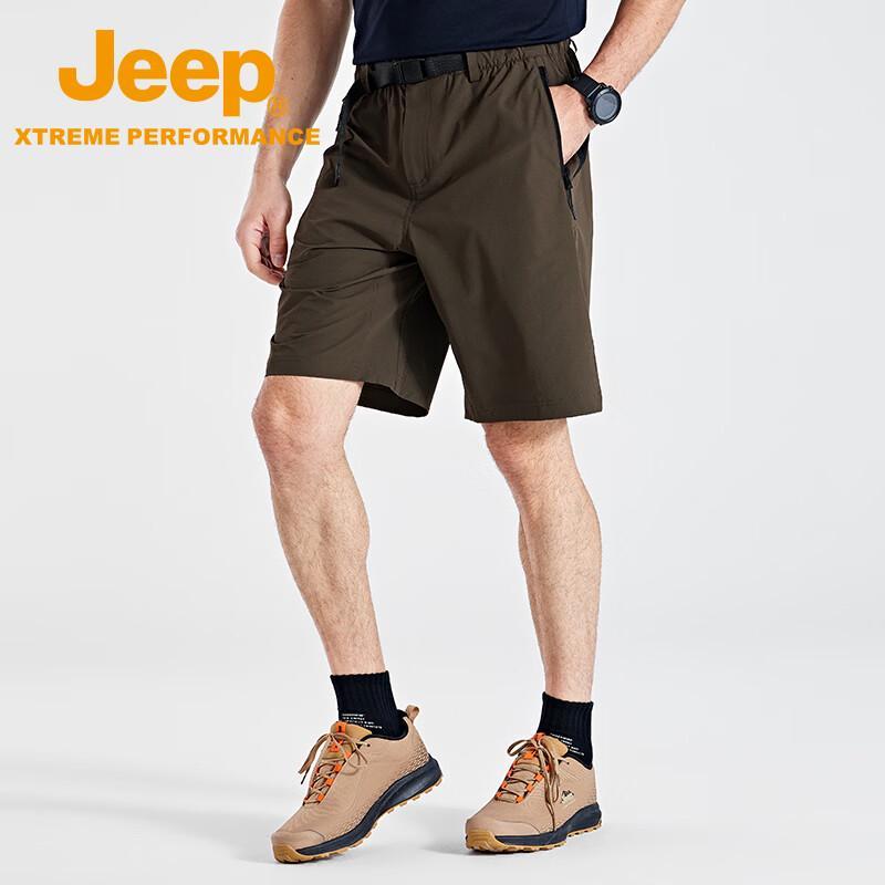 Jeep Мужские летние быстросохнущие шорты для хайкинга на открытом воздухе