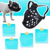 Flat-Faced Short Snout Aggressive Dog Biting Chewing French Bulldog Pet Dog Muzzle Face Mesh