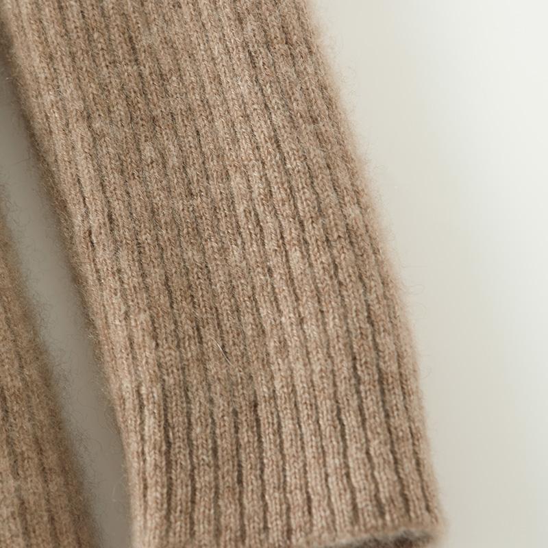 Женское кашемировое платье Qinghe кашемир 30% кашемир 70% шерсть осенне-зимняя кашемировая юбка мягкая и теплая