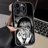 Чехол для телефона iPhone 17 Air 16E 15 16 Pro Max Японский Хоррор Аниме Чехол 14 Plus 13 12 Mini Мягкий Силиконовый Fundas