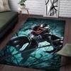1pc Venom Pattern Area Rug Soft Flannel Floor Mat for Living Room,Office,Bedroom and Carpet,Sofa Coffee Table Floor Mat