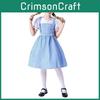 Wizard Of The Oz Dorothy Gale Blue Checkered Roleplay Dress Halloween Costumes