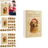 Dog Theme Christmas Advent Calendar With Acrylic Animal Figures For Holiday Gift Giving