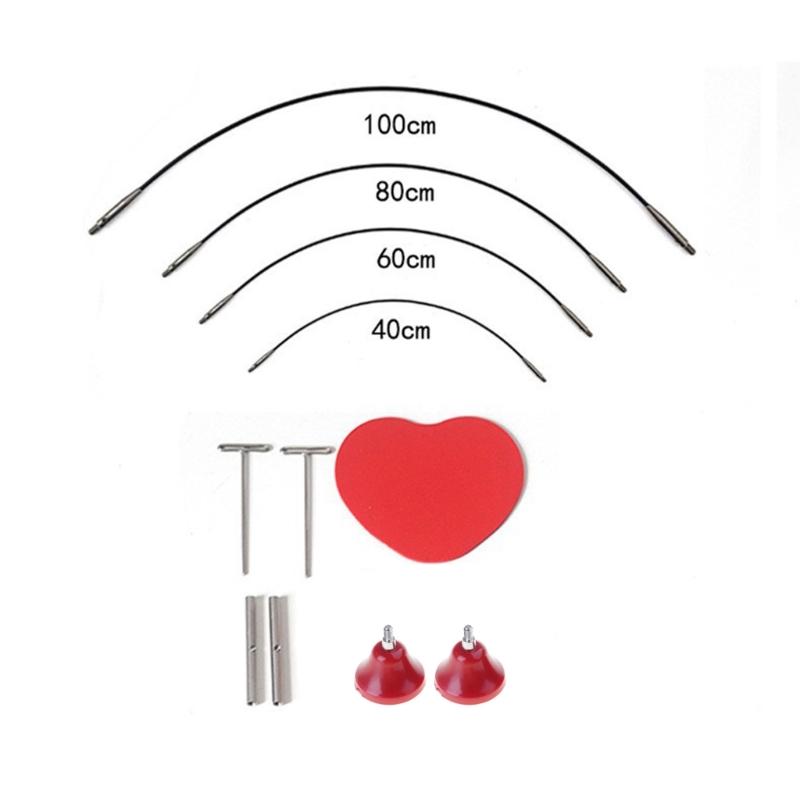 Красочный деревянный набор круговых спиц, съемный, сменные спицы для рукодельных проектов