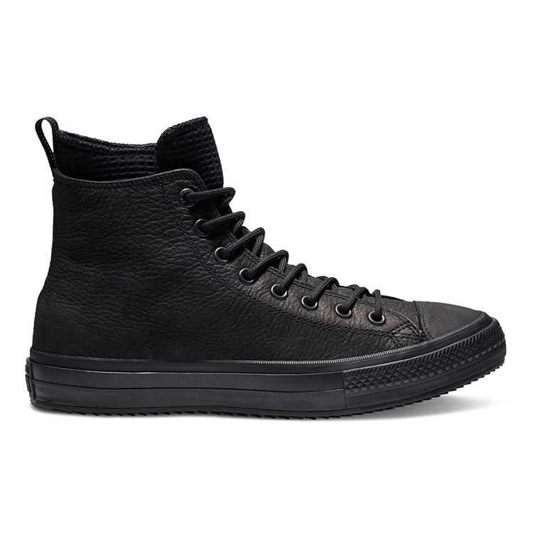 Converse Черные водонепроницаемые кроссовки унисекс Chuck Taylor All Star Hi Triple 162409C