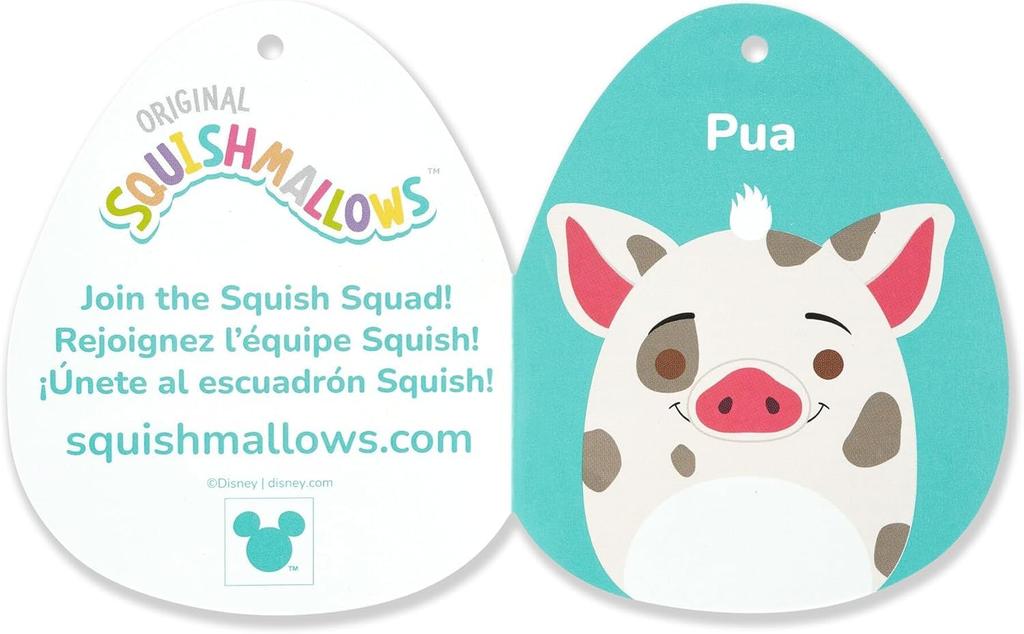 Squishmallows Оригинал Дисней Пуа Официальная плюшевая игрушка Jazwares 14 дюймов (большой)