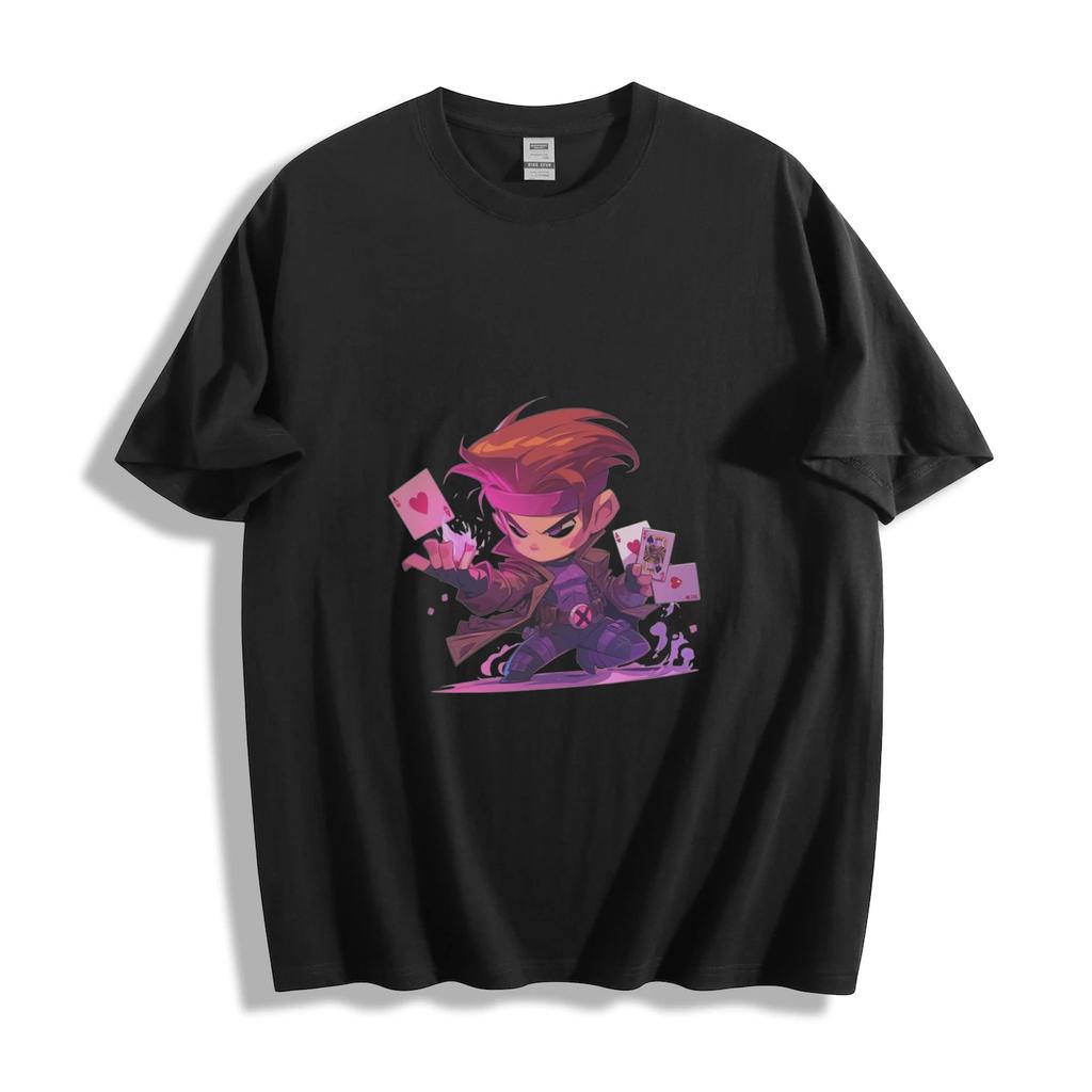 Gender-Neutral Chibi Gambit Graphic T-Shirt