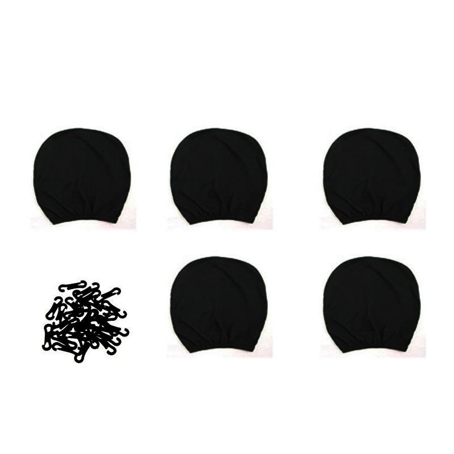 Комплект чехлов на сиденья автомобиля из 9 предметов, универсальный, подходит для большинства автомобилей, аксессуары для салона, черные чехлы на сиденья для большинства автомобилей, грузовиков, внедорожников