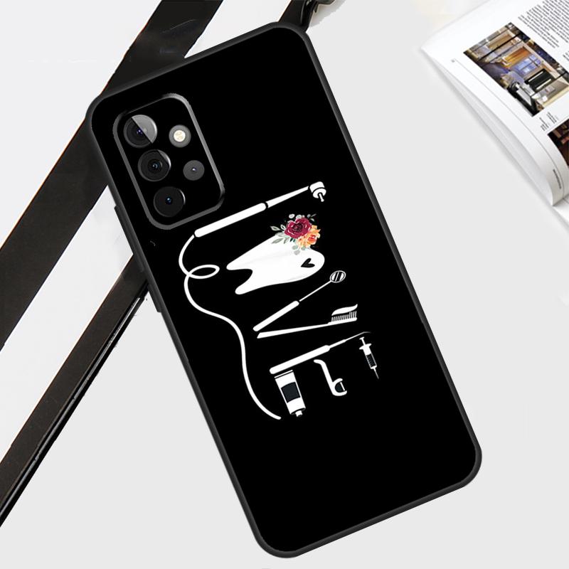Чехол-кейс с рисунком зуба для Samsung Galaxy A34 A54 A14 A52 A32 A12 A22 A72 A42 A13 A33 A53 A51 A71