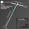 T/L 2.5/3/4/5/6/8/10mm Torx Screwdriver T Type Allen Hex Wrench Chrome Spanner T-shaped Hand Tool Extended T-Socket Wrench