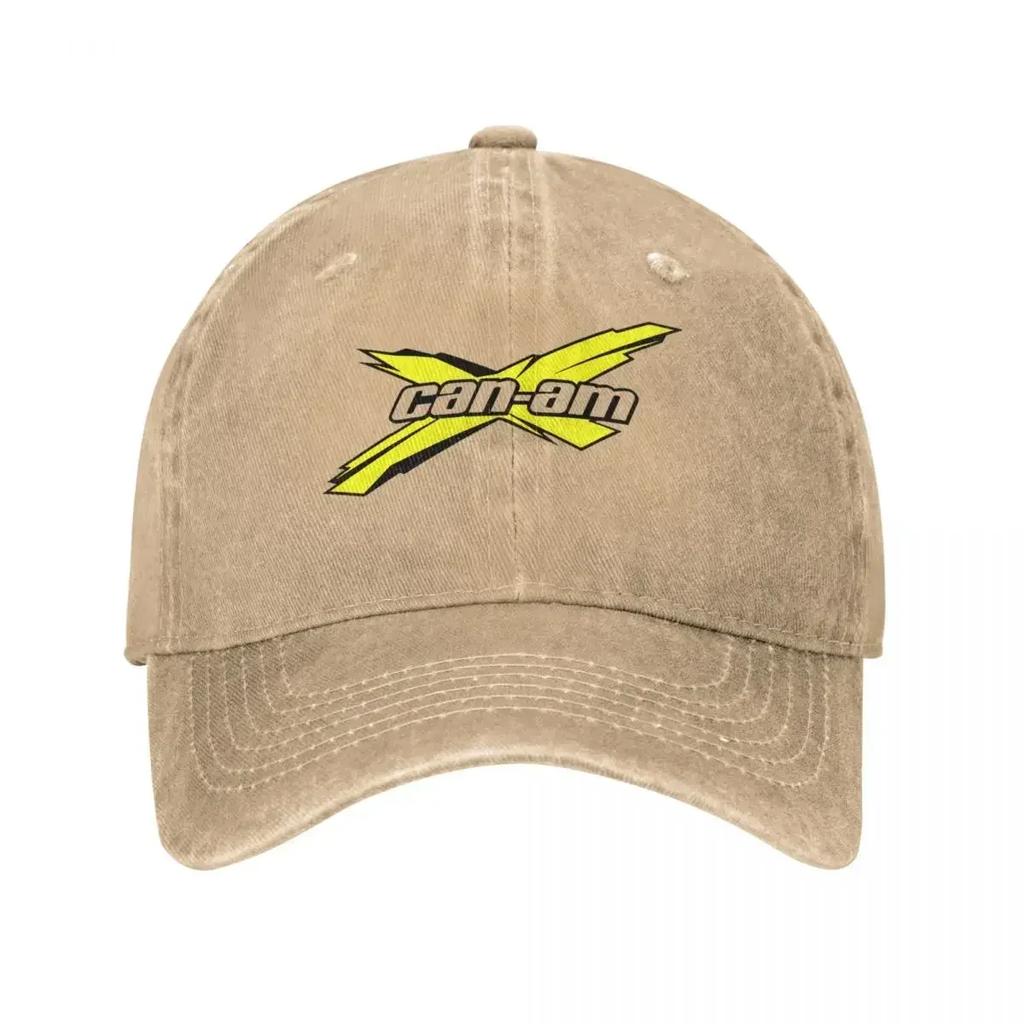 Can Am Racing Baseball Caps Casual Distressed Washed Logo Headwear Men Women Outdoor Summer Unstructured Soft Caps Hat