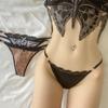 Lingeries Trendy Leopard T-BACK Law Waist Bow Korean Underwear Briefs G-String Thong Women Panties