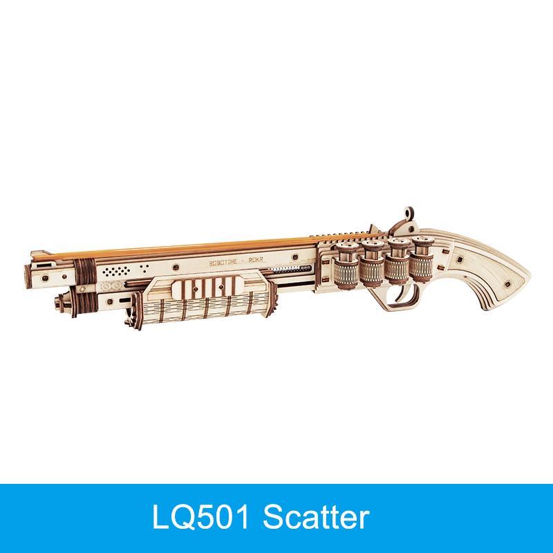 Robotime Gun Blocks Model Buliding Kit Toys Gift For Children Kids Boys Birthday Gift