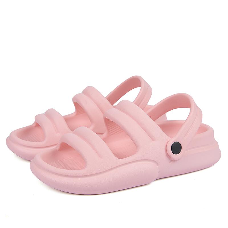 Модные зеленые крутые мужские тапочки летние женские сандалии пара домашние тапочки нескользящие дышащие обувь на толстой подошве для улицы с мягкой подошвой сандалии