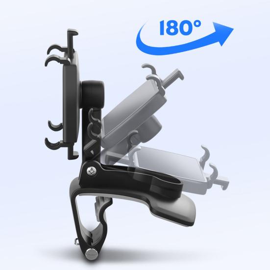 Универсальный держатель для телефона в автомобиль, многофункциональный, регулируемый, с клипсой, подставка, крепление, GPS