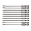 VESSEL Driver Bits for Air and Electric 2 X X H B35 ZP Screwdrivers, 4.5 100mm, 10-Piece Set, Hardness (High Hardness),