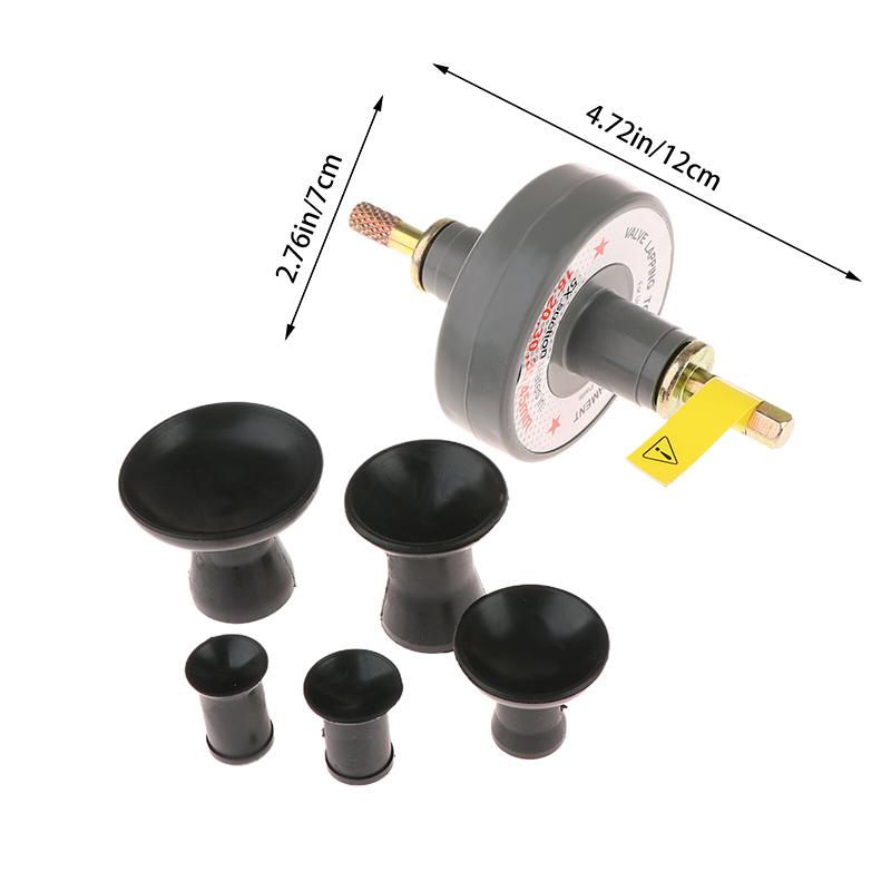 Универсальная насадка для притирки клапанов с 5 присосками для хвостовика, шлифовальный набор для притирки клапанов двигателя автомобиля/мотоцикла