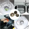 3 Pcs Sink Filter Stainless Steel Drain Strainer Set Wear-Resistant Sink Drain Cover Mesh Sink Stopper with Plug Debris Collector for Kitchen