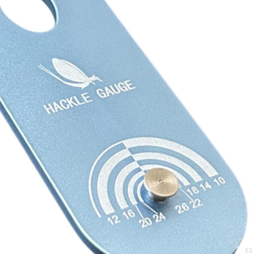 Измеритель для вязания мушек, инструмент, практичное компактное снаряжение, удобный легкий профессиональный