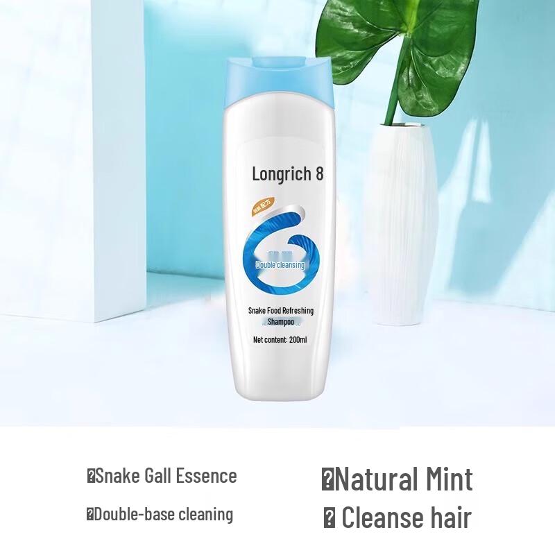 Longliqi Snake Gallbladder Refreshing Body Wash & Shampoo Set