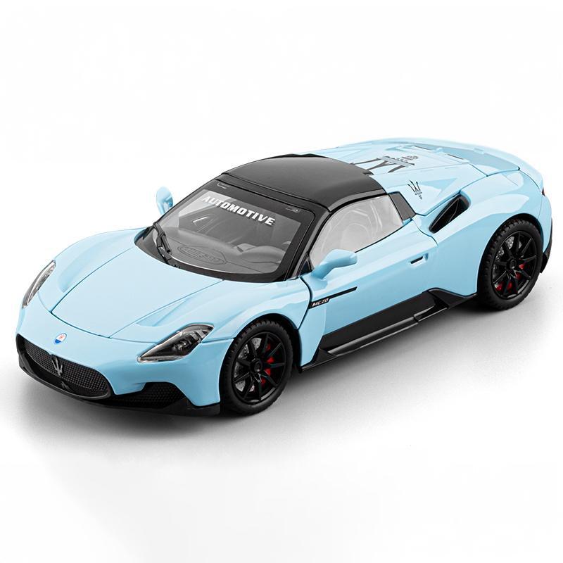 1/24 Maserati MC20 Кабриолет Спортивный Автомобиль Сплав Металл Литье под Давлением Модель Автомобиля Внутренний Дом Модные Игрушки Украшения Праздничный Подарок Ребенок