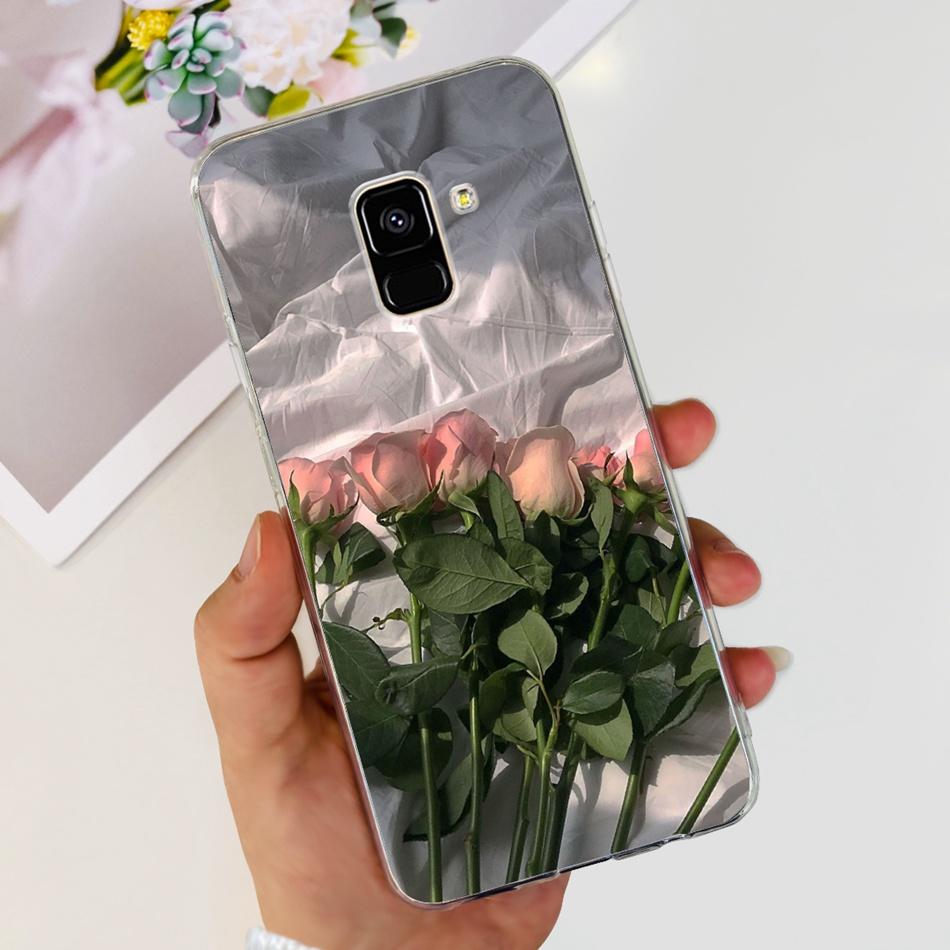 Для Samsung Galaxy A8 (2018) / A8+ (2018) Мягкий силиконовый TPU чехол SM-A730F A530F для Samsung A 8 A8 Plus, милые чехлы с мультяшными пандами