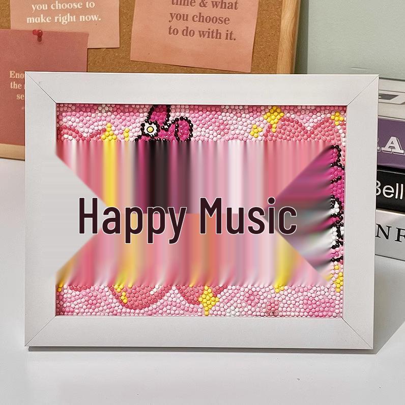 Набор для 5D-алмазной вышивки Sanrio в рамке – Образовательная игрушка для детей