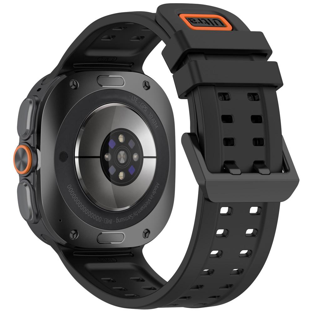Морской Ремешок Для Samsung Galaxy Watch Ultra 47 мм Аксессуары Силиконовый Браслет Correa Galaxy watch Ultra2 47MM