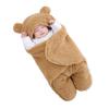 Swaddling blanket for when leaving baby birth cold baby swaddling blue winter, autumn, newborn, hospital, fluffy, bear, baby, products, gift, present,