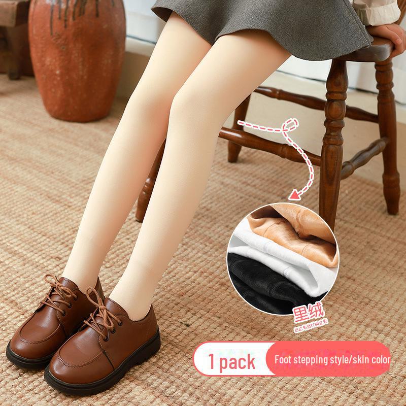 Колготки из плотного бархата для девочек: Белые леггинсы для танцев осень/зима