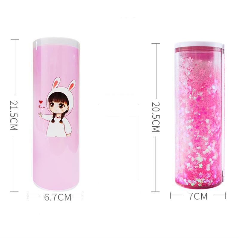 Большой пластиковый пенал с кодовым замком и мультяшным принтом для школьных канцелярских принадлежностей