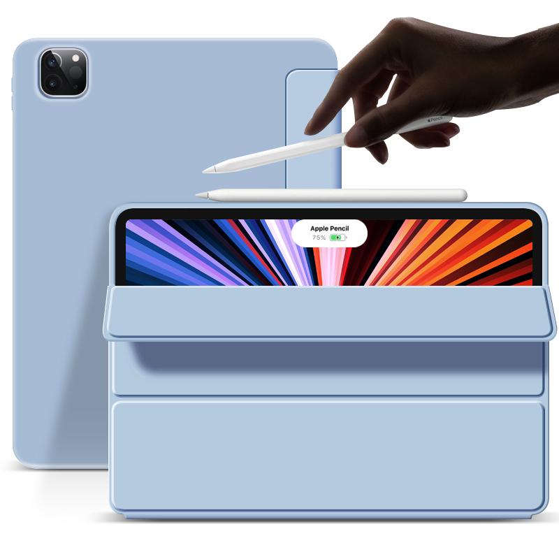 Чехол-книжка со подставкой для iPad Pro 11, мягкая задняя крышка из ТПУ, для iPad 10 10-го поколения, Air 11 5-го 4-го поколения, 10.9, 10.2, 9-го 8-го 7-го поколений, Smart-чехлы