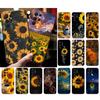 Чехол для телефона с изображением подсолнуха для Samsung S24 S23 S22 S21 S20 Ultra S20 S22 S21 S10E S20 FE S24 Plus