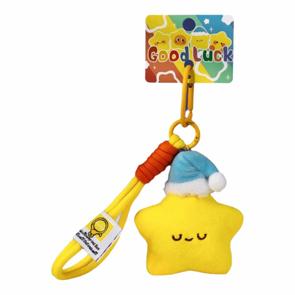 Stuffed Doll Star Plush Key Chain Cute Doll Couple Keychain Stars Keychains Christmas Gift