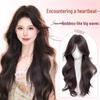 Natural-Look Long Curly Full Wig with Large Waves - Invisible Seamless Cap for Fluffy, Voluminous Coverage