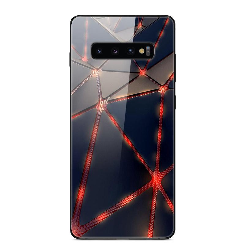 Для Samsung S10 Plus Чехол Закаленное Стекло Жесткая Задняя Крышка Телефона coque Для Samsung Galaxy S10E S 10 5G S10plus бампер чехлы capa