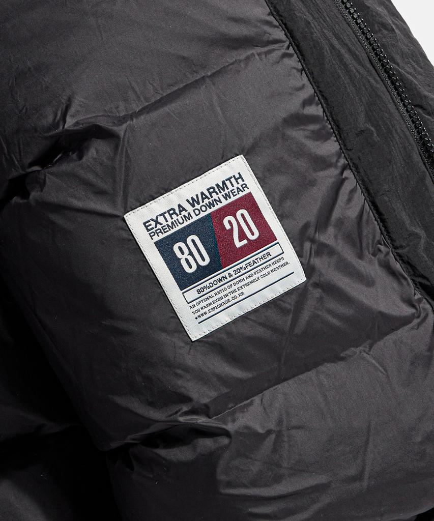 Espionage Dyer Hooded Down Parka Black