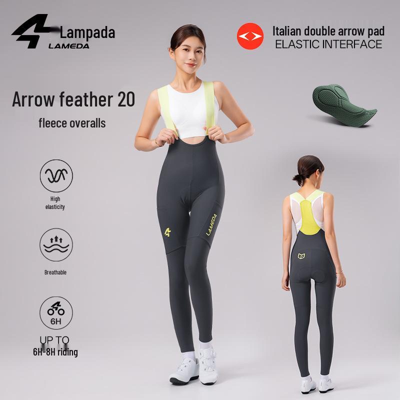 Lampaida Arrow 20 Двойная Стрела Унисекс Велосипедные Штаны-Памперсы с Флисом, Карманами и Амортизацией для Осени/Зимы