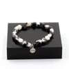 Stones and Minerals. Zebra Jasper Bracelet from Brazil. Customizable Size. Made In France.