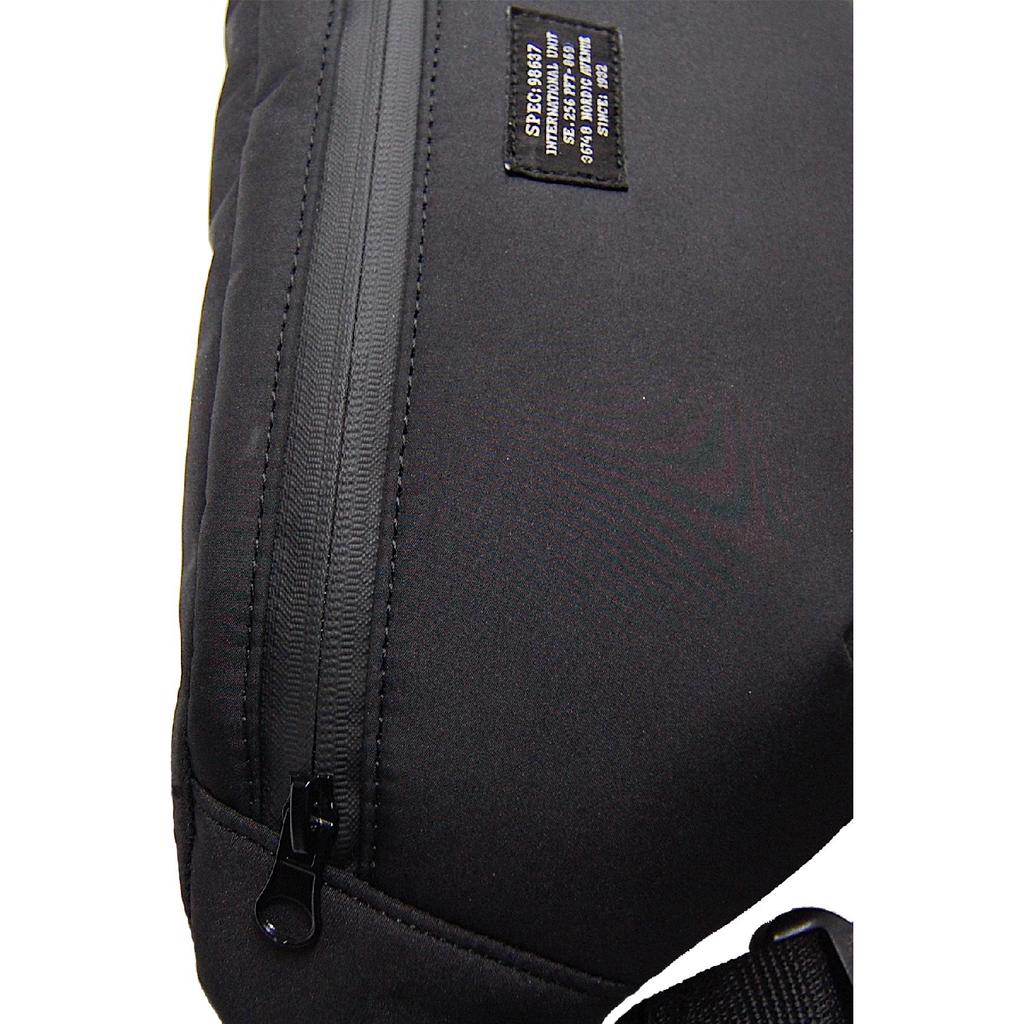 Унисекс черная зимняя водонепроницаемая тканевая поясная и наплечная сумка