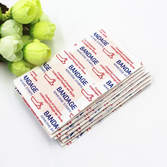 Yousheng 10Pcs/50Pcs Band Aid Waterproof Hypoallergenic Ultra Thin Wounds Hemostasis Medical Plasters Bandage First Aid Patch for Adult