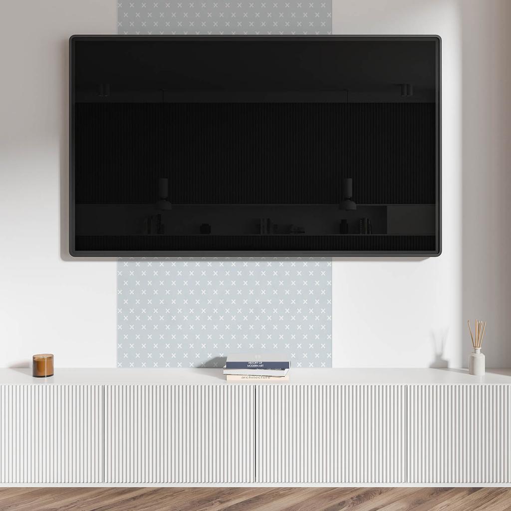 Decor PVC Wall Tiles with Pattern for Room Pattern with Crosses 10x40x20 cm